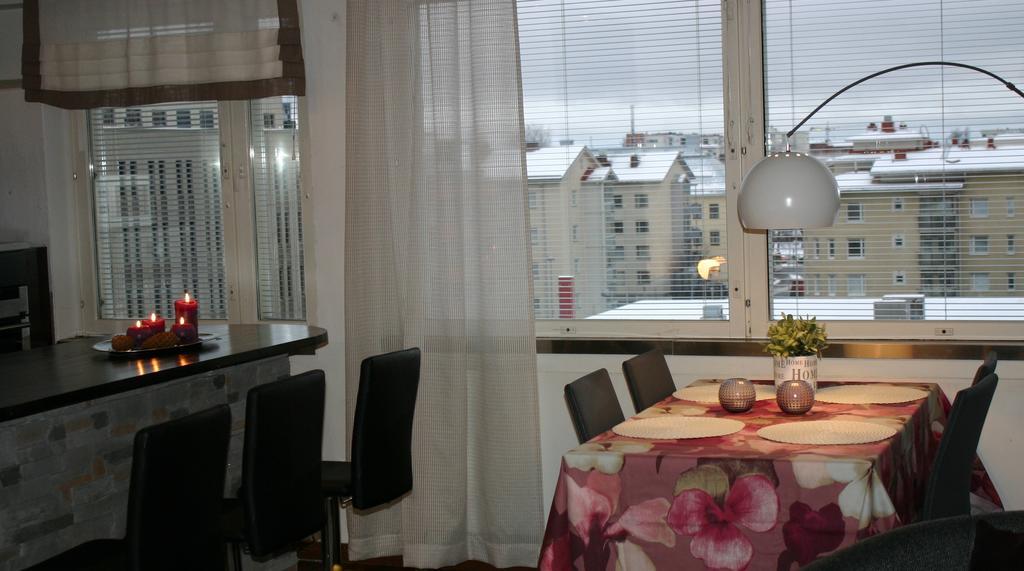 Apartment Pohjantaehti 오울루 객실 사진